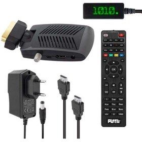 Resim Zibox Plato Multi Mini Scart HD Uydu Alıcısı 