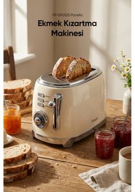 Resim Fressi FR-EK0525 Panella 2 Dilim + Tost Aparatlı Ekmek Kızartma Makinesi 