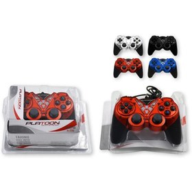 Resim abnturk Pl-2593 Kablolu Titreşimli Analog Oyun Kolu Gamepad 