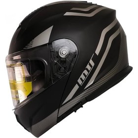 Resim Motoanl Güneş Vizörlü Ece 22.06 Sertifikalı New Motor Kaskı V2 Wx20 Gri 