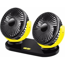 Resim Lowell Home Ieg Ally Çift Başlıklı Araç Fanı Oto Fan Vantilatör R-8037-(5775) RSIEG14544-LWLHM 