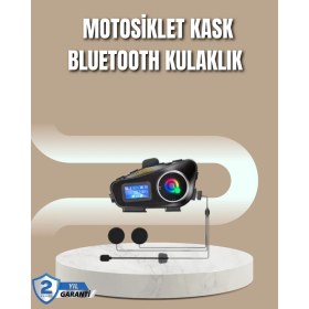 Resim Kont 500 Metre Interkom Mesafeli Kask Kulaklığı Gürültü Engelleyici 