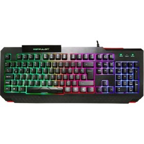 Resim Konfulon V2 Rgb Işıklı Türkçe Q Kablolu Gaming Klavye 13 