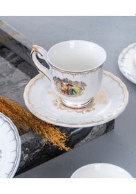 Resim Acar Alessıa- 6'lı Porselen Kahve Fincan Takımı Grn-05025/12 