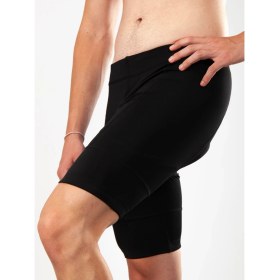 Resim Siyah, Airmesh Pedli Askısız Kısa Bisiklet Taytı 