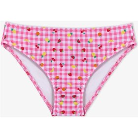 Resim Penti Pembe Kız Çocuk Picnic Üçgen Bikini Takımı 