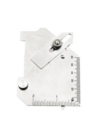 Resim Mg-8 Kam Tipi Paslanmaz Çelik Köşe Kaynak Ölçer Çok Fonksiyonlu Kaynak Muayene Cetveli 