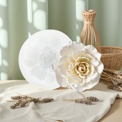 Resim 3D Çiçekli Kil Silikon Kalıp - Yüksek Kaliteli Tekrar Kullanılabilir DIY El Sanatları Kalıbı Mumlar, Sabunlar, Plaster ve Reçine için - El Yapımı Ev Dekorasyonu Hediye, Sevgililer Günü, Anneler Günü, Doğum Günleri için Uygun, Silikon Reçine Kalıbı 