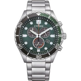 Resim Citizen AT2561-81X Eco-Drive Mekanizmalı Iç Fonksiyonları Aktif Su Geçirmez Çelik Kordon Metalik Renk Erkek Kol Saati 