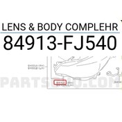 Resim Depo Japon Xv (Gp) 1.6 2015-2017 Far Sağ Halogen (Oem No:84913Fj540) 