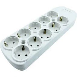 Resim Nehir 16 Amper 250 Volt 10'lu Topraklı Klemensli Grup Priz 