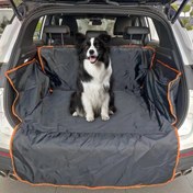 Resim Su Geçirmez SUV Köpek Kargo Lineri - Ayarlanabilir, Çizilmeye & Kirlenmeye Dirençli Araba Bagaj Matı ve Çıkarılabilir Koltuk Kılıfı 