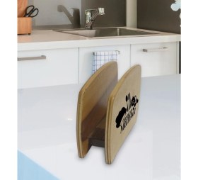 Resim BK Kişiye Özel Isimli Lüks Ahşap Peçetelik-3 