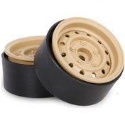 Resim Didadodo 1/10 Rc Crawler Araçlar İçin 2 Adet Metal 1.9 İnç Jant Kapağı Beadlock - Trx4, Scx10 Uyumlu 