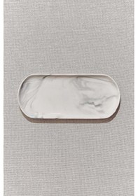 Resim Pasabahce Marble Porselen Servis Tabağı Oval Gri - 1 Adet 