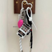 Resim Silver1 Zarif Anti-Kayıp Araba Anahtarlık Okul Çantası Çekicilik Bebek Yaratıcı Erkek ve Kadın Çift Yıldız Ayı Anahtarlık (Yurt Dışından) 