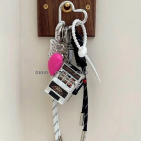 Resim Silver1 Zarif Anti-Kayıp Araba Anahtarlık Okul Çantası Çekicilik Bebek Yaratıcı Erkek ve Kadın Çift Yıldız Ayı Anahtarlık (Yurt Dışından) 