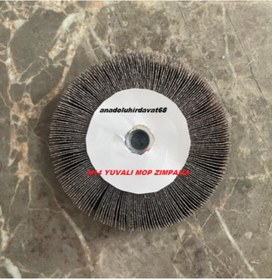 Resim DMR M14 115MM KANATLI ZIMPARA BALTA BİLEME BIÇAK BİLEME ZIMPARASI 100KUM 