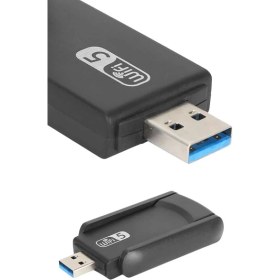 Resim Epilons Wifi Adaptörü Bt5.0 Wifi 2'si Bir Arada Çift Bantlı Çift Anten 