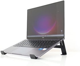 Resim Hanwood Metal Laptop Standı - Siyah - Laptop Yükseltici - Altlık - SLS3BL 