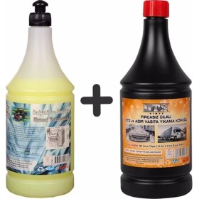 Resim Dtx Kimya Oto Kalorifer Ve Petek Temizleme (Solventli) 1 lt & Cilalı Oto Motor Şampuanı 1 lt 