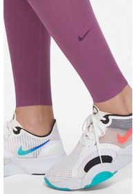 Resim Nike One Luxe Leggings Tigh Fit Lazer Kesim Soft Yumuşak Toparlayıcı Tayt Lila 