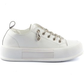 Resim Guja Kadın Hakiki Deri Taş Bağcıklı Sneaker 