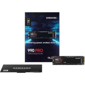 Resim Samsung 1TB 990 pro MZ-V9P1T0BW 7450- 6900MB/s M2 PCIe NVMe Gen4 Disk 