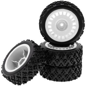 Resim Didadodo 4 Adet 72mm Kauçuk Lastik - Tamiya Xv-01/tt-01 İçin Yedek Parça Yüksek Kalite 