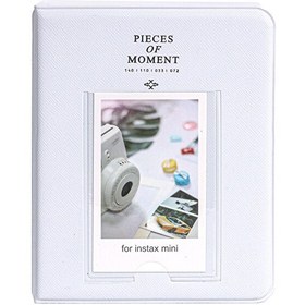 Resim Fujifilm Instax Mini Film Uyumlu 64'lü Beyaz PVC Albüm 