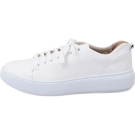 Resim Desa Kadın Beyaz Deri Spor Ayakkabı 