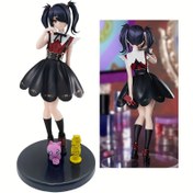 Resim Anime Aksiyon Figürü Koleksiyon Heykeli - Altın Vurgulu Kırmızı/Siyah/Pembe Renk Seçenekleri ile Yüksek Derecede Hareketli Model, Detaylı Koleksiyonluk Hediye için Anime Hayranları ve Ev Dekoru, Şık Karakter Tasarımı, Karmaşık Elbise Tasarımı, Aksesuar Dahil 