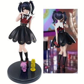 Resim Anime Aksiyon Figürü Koleksiyon Heykeli - Altın Vurgulu Kırmızı/Siyah/Pembe Renk Seçenekleri ile Yüksek Derecede Hareketli Model, Detaylı Koleksiyonluk Hediye için Anime Hayranları ve Ev Dekoru, Şık Karakter Tasarımı, Karmaşık Elbise Tasarımı, Aksesuar Dahil 