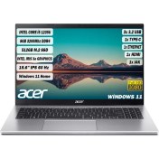 Resim Acer Aspire 3 I5-1235U 8 GB 512 GB SSD 15,6 " FHD IPS W11 Gümüş Notebook NX.K6TEY.002 