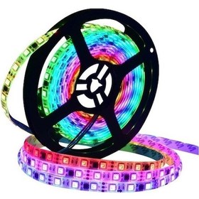 Resim Ws2811 Rgb Adreslenebilir Pixel Şerit Led Ip20 5M 60Led Magic Led 