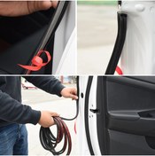 Resim CONTACALL Araba Kapı Kenar Fitili Çizilmeye Karşı Koruma Fitili 6 Metre Siyah Renk Kendinden Yapışka 