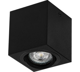 Resim Ledvance LED 2700K IP20 GU10 Duy Sıva Üstü Kare Siyah Spot 