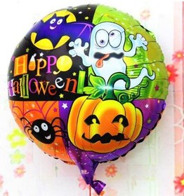 Resim Nessiworld Halloween Örümcekli Kabaklı Folyo Balon 18 inç 