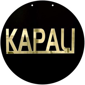 Resim mars tasarım Ahşap Ayna Pleksi Açık KapalıYönlendirme Tabelası Mağaza Kapı Yönlendirme 