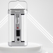Resim BUFFER® Güneş Enerjili Şarjlı Işık 1200mAh Yeniden Şarj Edilebilir Batarya 
