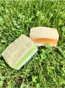 Resim Doğal Kabak Lifli Ballı Eşek Sütlü + Aloe Vera 2'li Sabun 