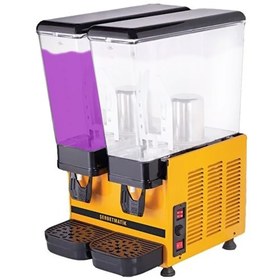 Resim İkili Karıştırıcı+karıştırıcı 20+20lt Elektrikli Içecek Soğutucu 