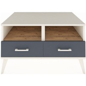 Resim Kronos Şifonyer 2 Raflı 2 Çekmeceli 88x59x48 Aytaşı-çam/antrasit Çam/antrasit 