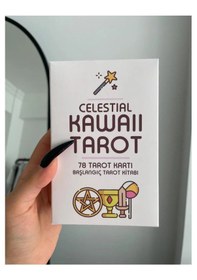 Resim Celestial Kawaii Tarot Kartları Ve Başlangıç Tarot Kitabı Planett 