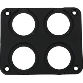 Resim 4 Lü Pano Tip Usb Ve Çakmaklık Için Kulaklı Aparat Dörtlü 1 Adet 