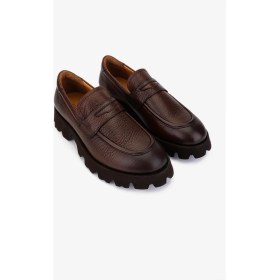 Resim Valmenti Erkek Hakiki Deri Taba Loafer Ayakkabı 1093 1902 Erk Ayk SK25-26 Taba Ir Fltr 