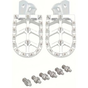 Resim Hightower Silvery Crf150f Crf230f Crf250f Xr125l Xr150l Sur Ron S/x Dirt Bike Cnc Ayak Pedalı 