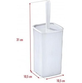 Resim Wc Fırçası & Tuvalet Fırçası Beyaz 2 Parça Açık Gri 