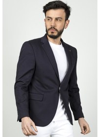 Resim Cazador 1012 Erkek Blazer Ceket 24YCEED01012-R1078 Lacivert 