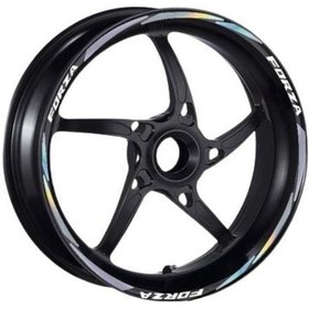 Resim Honda Forza Uyumlu Hologramlı 1 Set Jant Şeridi 